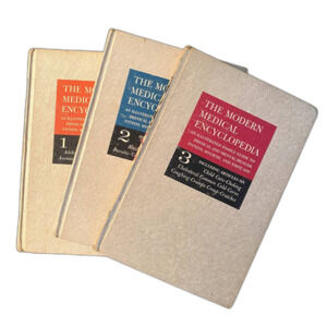 Vintage 60s The Modern Medical Encyclopedia Volumes 1-3 A B C‎ Homeschool Decor
